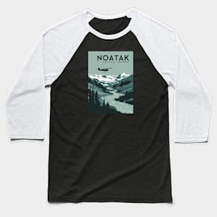 Alaska's Noatak National Preserve Baseball T-Shirt